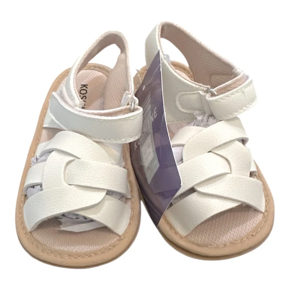 Koshine Baby Sandals Cream | Size 12–18 Months